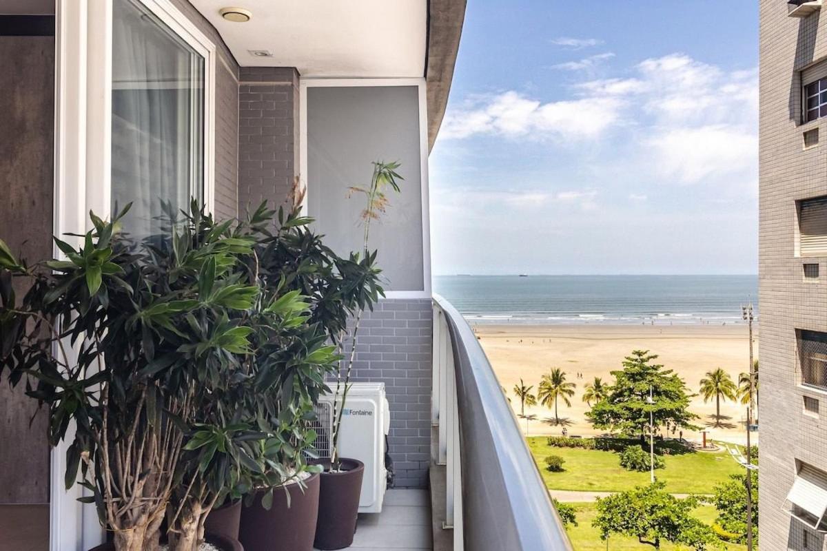 Studio Moderno Em Condominio De Luxo Pe Na Areia Сантос Экстерьер фото